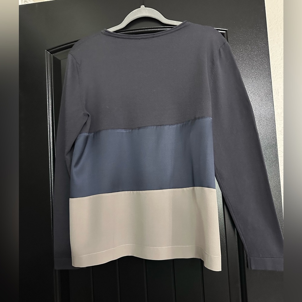 Peserico silk Charcoal Crewneck women’s Sweater